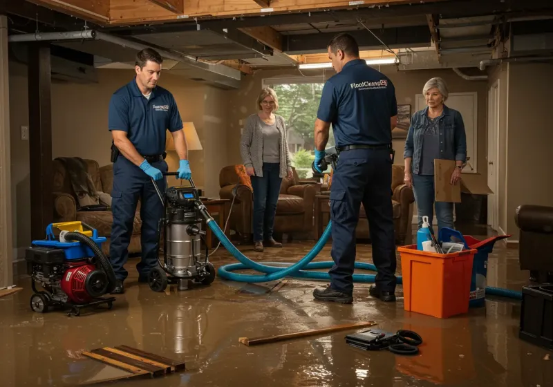 Basement Water Extraction and Removal Techniques process in Monroeville, IN